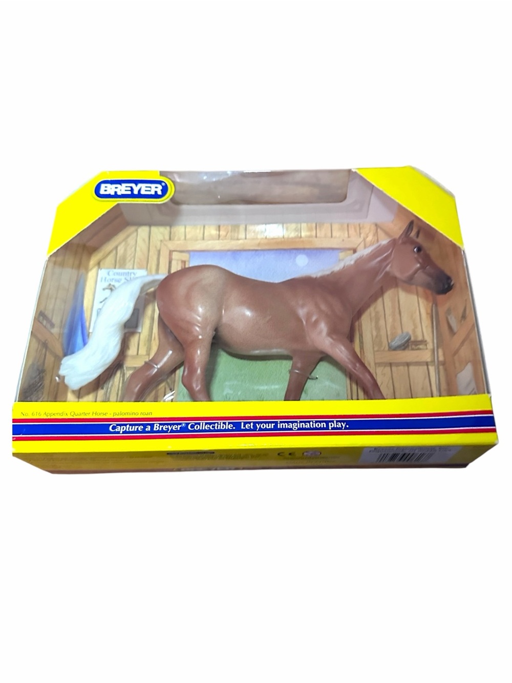 Breyer Classics Vintage Appendix Quarter Horse - Palomino Roan (Model No. 616).